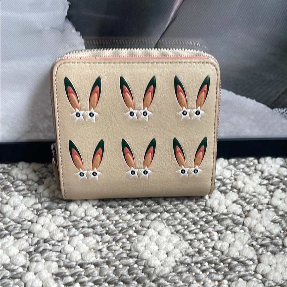 MCM Limited Edition Bunny Short Bifold Wallet